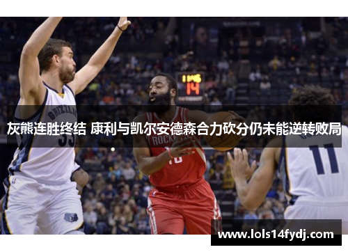 灰熊连胜终结 康利与凯尔安德森合力砍分仍未能逆转败局